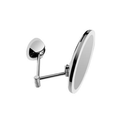 Espelho Rotativo Brilho Aumento 3X com Luz LED de Parede